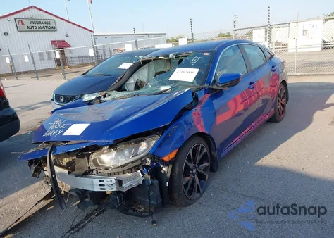 2021 Honda Civic Sport z USA, uszkodzony, nr VIN 2HGFC2F82MH549339